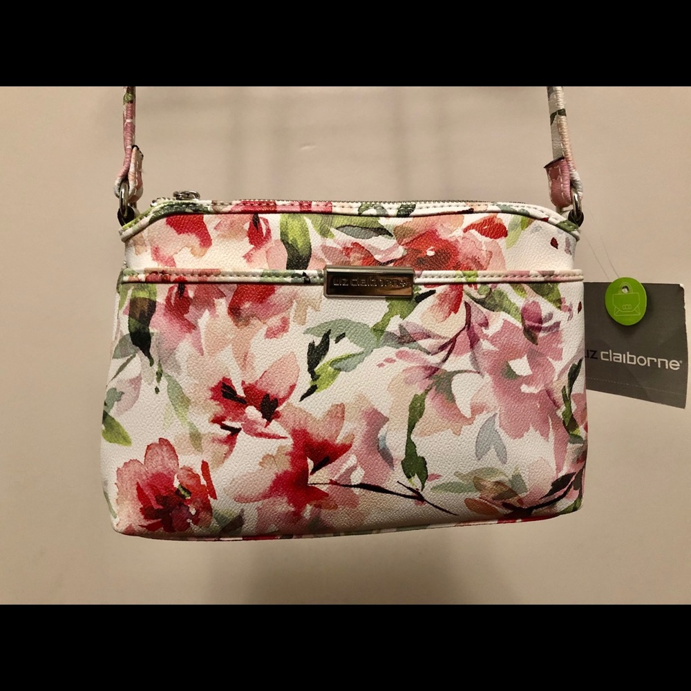 Floral print shoulder bag